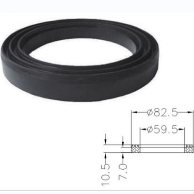 Gummi-O-Ring-Dichtung für Toilettenrohrabdichtung - Geruchsabweisend, Auslaufsicher, Anpassbare Farbe für Spülkasten mit Schwarzwasser