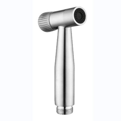 Bürste Badezimmer Edelstahl 304 Handheld Bidet Spray Duschkopf in hellgrauem Kunststoff