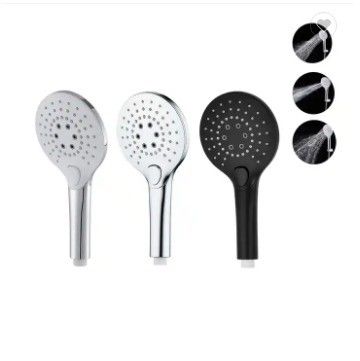 Umwandeln Sie Ihre Dusche 3 Funktionen Bad ABS Chrom Hochdruck Hand gehalten Wasser sparen Duschkopf