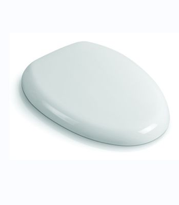Universelle Toilettensitz aus Polypropylen mit Absenkautomatik, rutschfesten Puffern und modernem Design