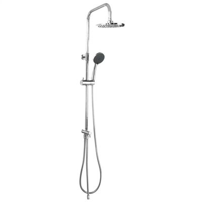 Einfach gehandhabte Kalt- und Warmwasserdusche Wasserhahn Rundes Design Bad Duschsystem