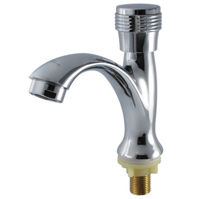 Warm-Kaltwasser-Kran Zinklegierung Einzelgriff Waschbecken Mischhahn Modernes Design