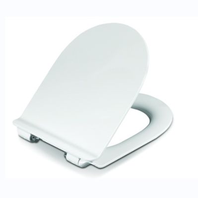 Weißer U-förmiger Toilettensitz nachhaltig und komfortabel für eine optimale Hüftkurve