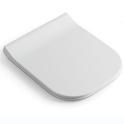 Nachhaltige Toilettensitz-Abdeckung in quadratischer Form mit Soft-Close-Funktion für moderne Badezimmer