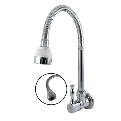 Einfach gehandhabt Wandmontierte Kaltwasserhahn Messing Körper Küchenwaschbecken Wasserhahn für OEM-Markt