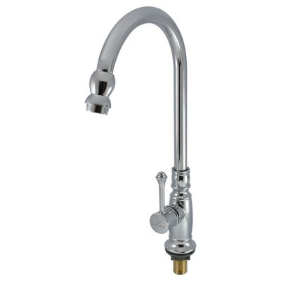 Moderne Zinklegierung ausziehbare Sprüh-Küchenhahn mit Chrom-Finixierung für heißes und kaltes Wasser