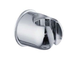 Wandmontage Handheld-Duschstütze mit großwinkelverstellbarem Zinklegierungskörper und Chrome-poliertem Finish