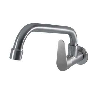 Chrome-Finish Edelstahl-Küchenhahnmischer mit heißem kaltem Wasser und Umleiter