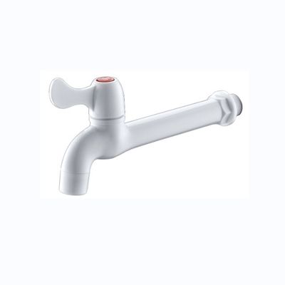 Wandmontiertes ABS-Material Einhandgriff Wasserhahn für modernes Bad