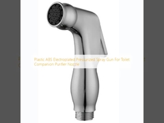 Kunststoff-ABS elektroplattierte Drucksprühpistole für Toiletten-Begleiter-Reinigungsdüse