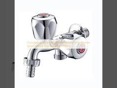 Aussergewöhnliche Haltbarkeit Badezimmerhahn mit Diverter-Spout-Funktion und Chrombeschichtung