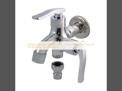 Moderner Doppel-Auslass-Küchenmischer Waschbecken für Waschmaschinenbecken