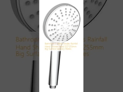 Badezimmer 5 Sprühmodi Regenfall Handduschkopf 122*255mm Große Oberfläche Sanitärwaren
