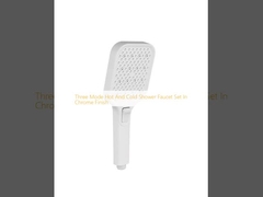 Drei-Modus-Hoch- und Kaltduschhahn in Chrom-Finixierung