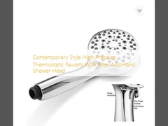 Hochdruckthermostatische Wasserhähne im zeitgenössischen Stil mit Filter und Handduschkopf