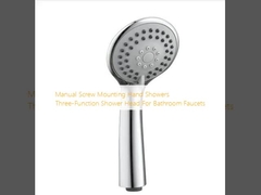 Manuelle Schraubmontage Handduschen Drei-Funktions-Duschkopf für Badezimmerhahn