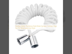 Flexible Wasserleitungen Toiletten Bidet Sprayer Verbindung Rohr für PU Telefonleitung Stil