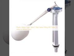 Plastik-Wasser-Toilettenbehälter 2-Stufen-Ventil-Füllung WC-Toiletten-Füllventil in weißer Farbe