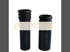 Verborgenes Wasserbehälterzubehör, Der Abwasserbogen wurde begradigt und dann das D90- auf 110-Rohr für die PVC-Wandentwässerung gewechselt, und dann wurde ein 90- auf 90-HPDE-Rohr verwendet.