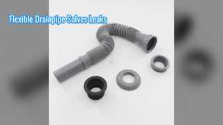 Flexibles Waschbecken-Wasserhahnrohr, langlebiger Waschbecken-Abflussschlauch