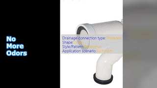 Weißer PP-Toilettenrohr-Deodorant-Anschluss